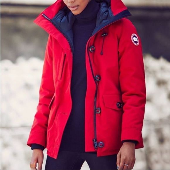 Canada Goose 'Rideau' Slim Fit Down Parka Cream/Chalk Sz MWorn for